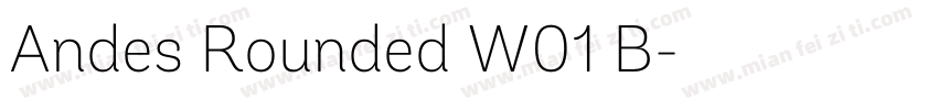 Andes Rounded W01 B字体转换